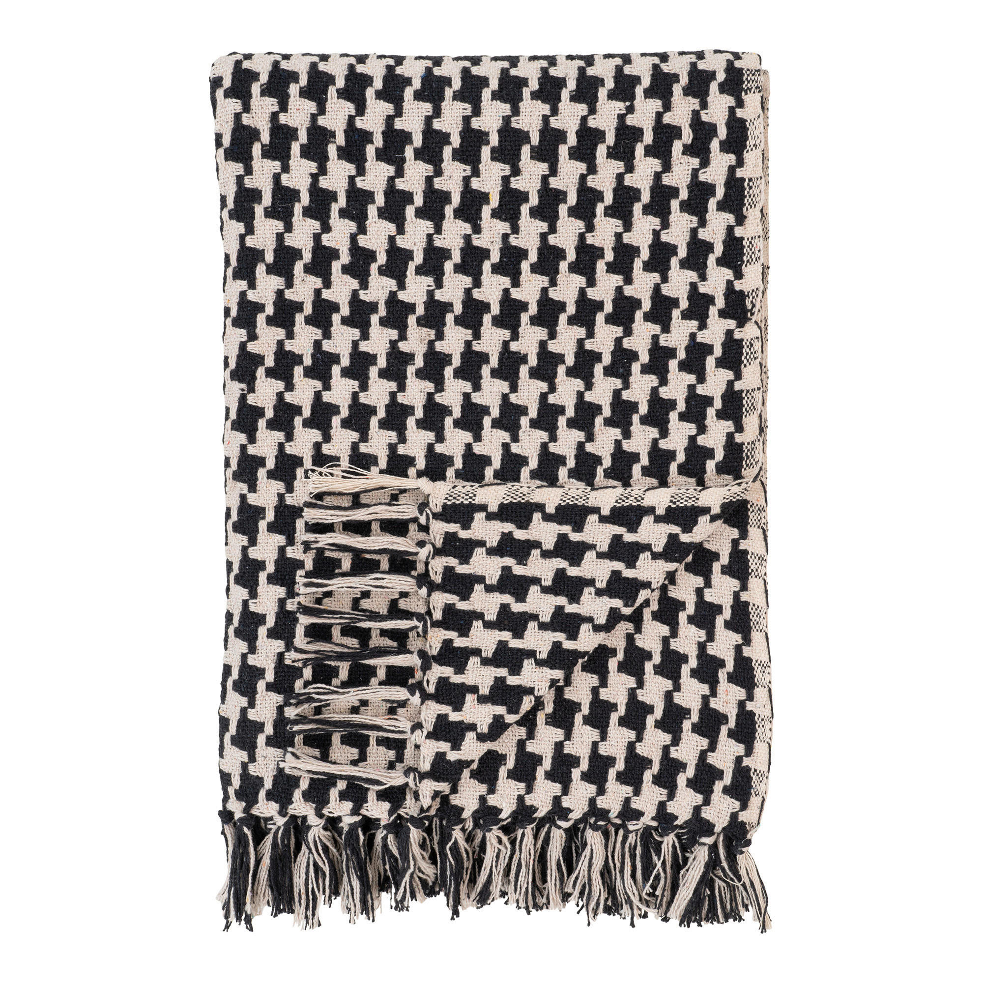 PLÄD Side Plaid 130/180 cm  - beige/svart, Basics, textil (130/180cm)