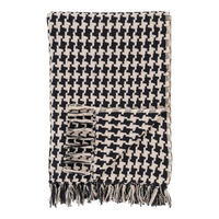 PLÄD Side Plaid 130/180 cm  - beige/svart, Basics, textil (130/180cm)