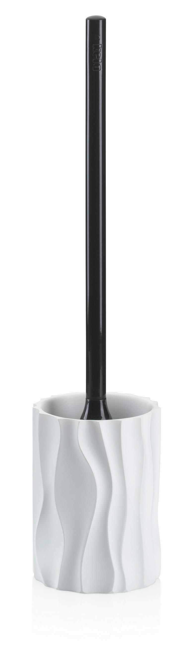 WC-BÜRSTENGARNITUR - Weiß, Basics, Kunststoff (10/43cm) - Kela