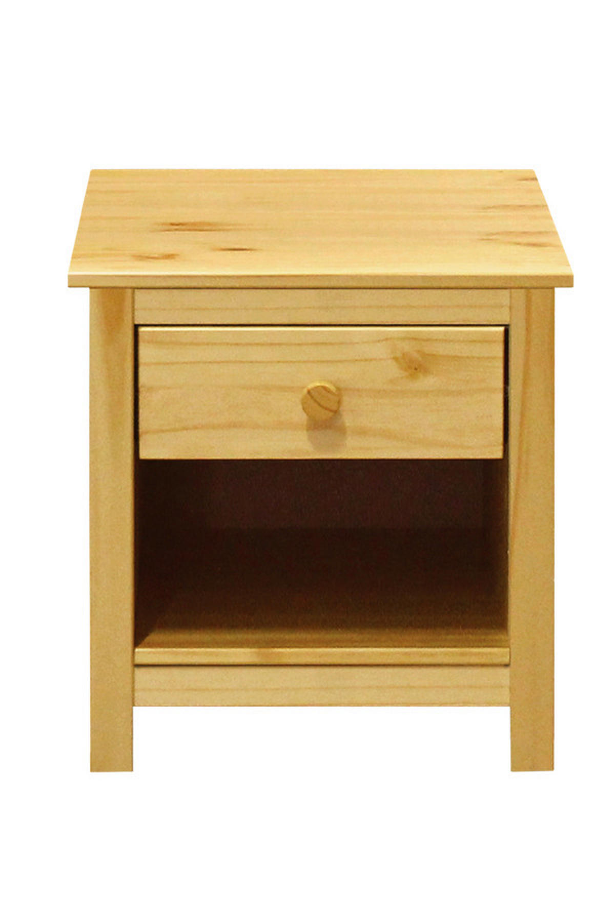 NACHTSCHRANK 46/50/37 cm Kiefer massiv  - Naturfarben, Natur, Holz (46/50/37cm) - Livetastic