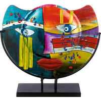 SKULPTUR - multicolor, Trend, glas (39/35cm) - Ambia Home