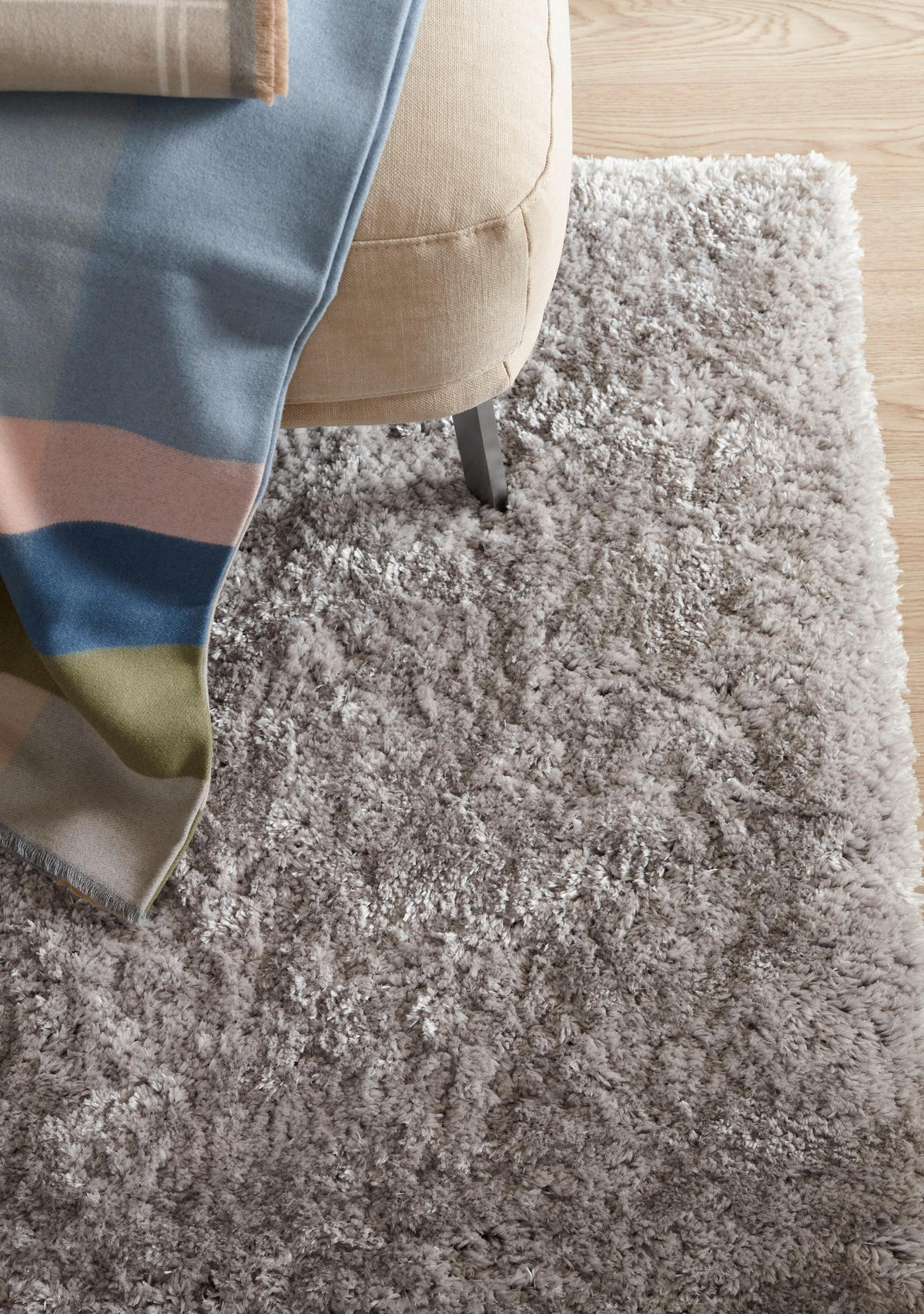 HOCHFLORTEPPICH 160/230 cm Heaven Hellgrau  - Hellgrau, KONVENTIONELL, Textil (160/230cm) - Schöner Wohnen