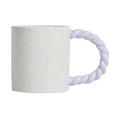 KAFFEEBECHER  400 ml   - Lila, Design, Keramik (9/10cm) - Novel