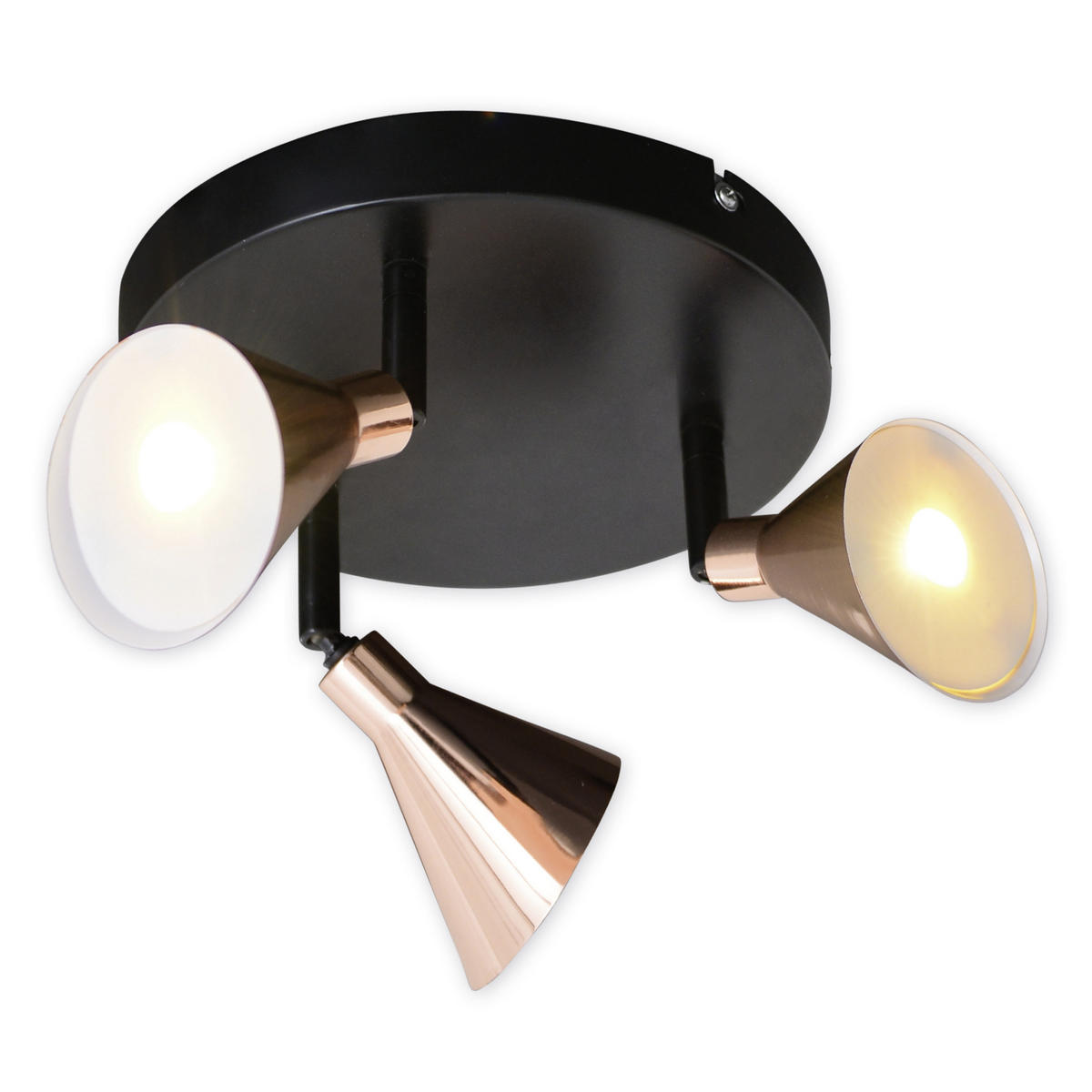 LED-STRAHLER 38/20,3 cm   - Kupferfarben, Design, Metall (38/20,3cm) - Näve