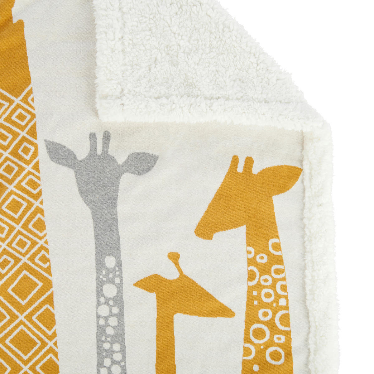 SCHMUSEDECKE  80/100 cm  - Ecru/Gelb, Trend, Textil (80/100cm) - Patinio