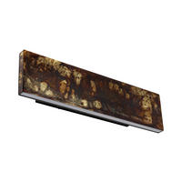 LED-WANDLEUCHTE Oxira 4,5/30/7,5 cm  - Multicolor/Schwarz, Design, Kunststoff/Metall (4,5/30/7,5cm) - Dieter Knoll