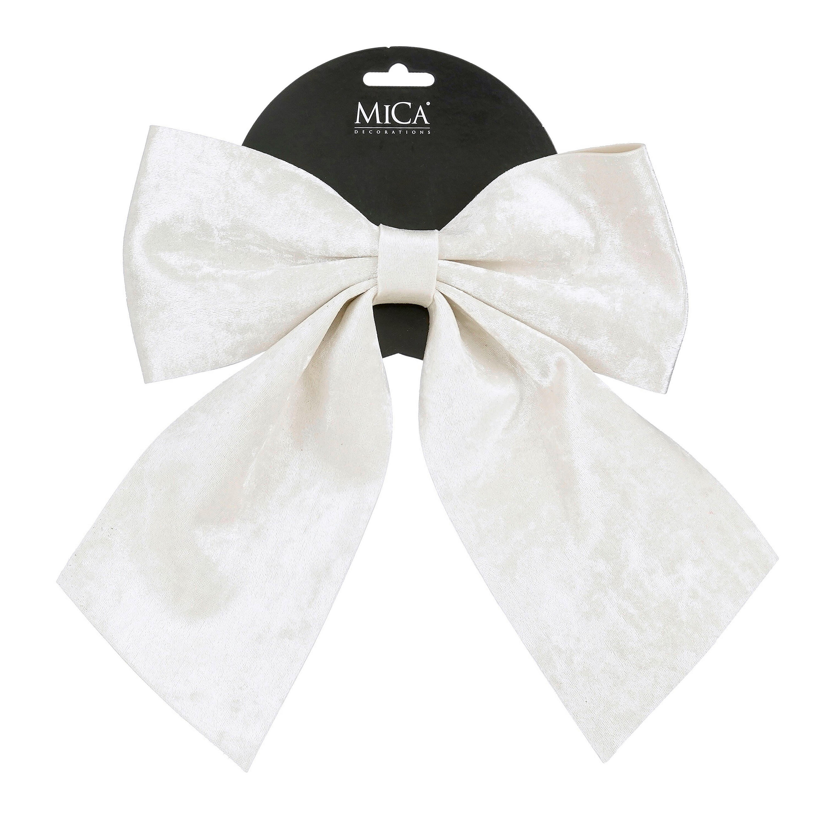 DEKORATIVNA PENTLJA - bela, Basics, tekstil (24/28/3.5cm)