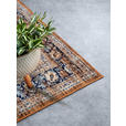VINTAGE-TEPPICH 120/160/160 cm Asya Dunkelblau, Kupferfarben  - Dunkelblau/Kupferfarben, Design, Kunststoff/Textil (120/160/160cm) - Novel