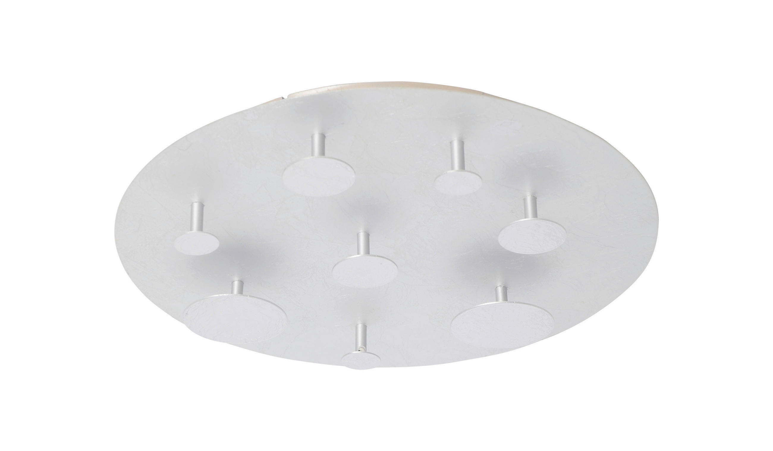 LED-DECKENLEUCHTE 50 cm  - Silberfarben, Design, Metall (50cm) - Näve