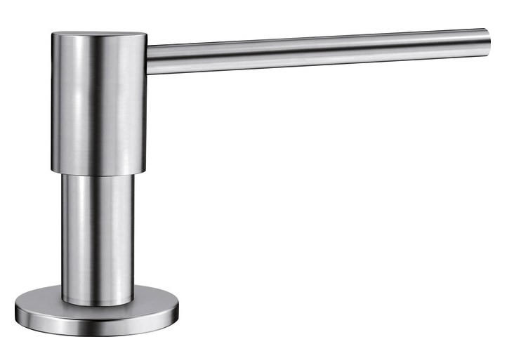 SPÜLMITTELSPENDER  - Edelstahlfarben, Basics, Metall (4,5/8/12,7cm) - Blanco