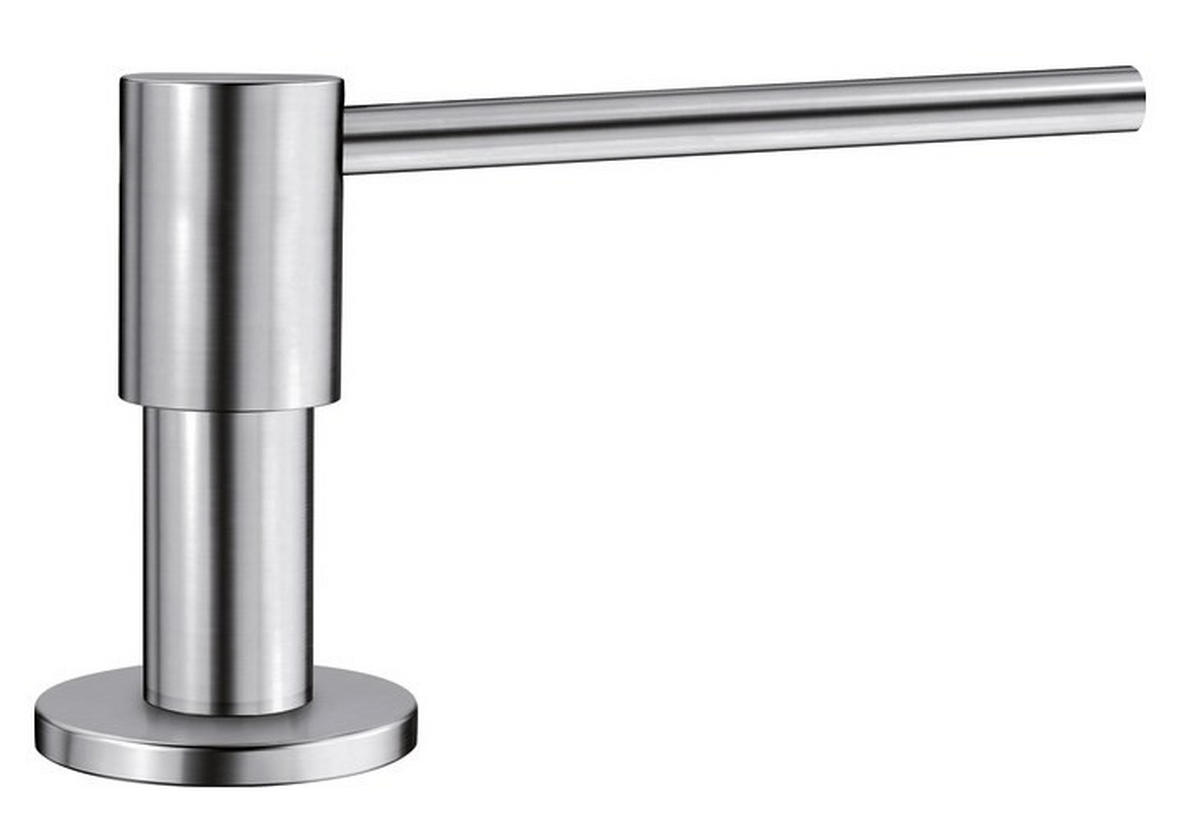 SPÜLMITTELSPENDER  - Edelstahlfarben, Basics, Metall (4,5/8/12,7cm) - Blanco