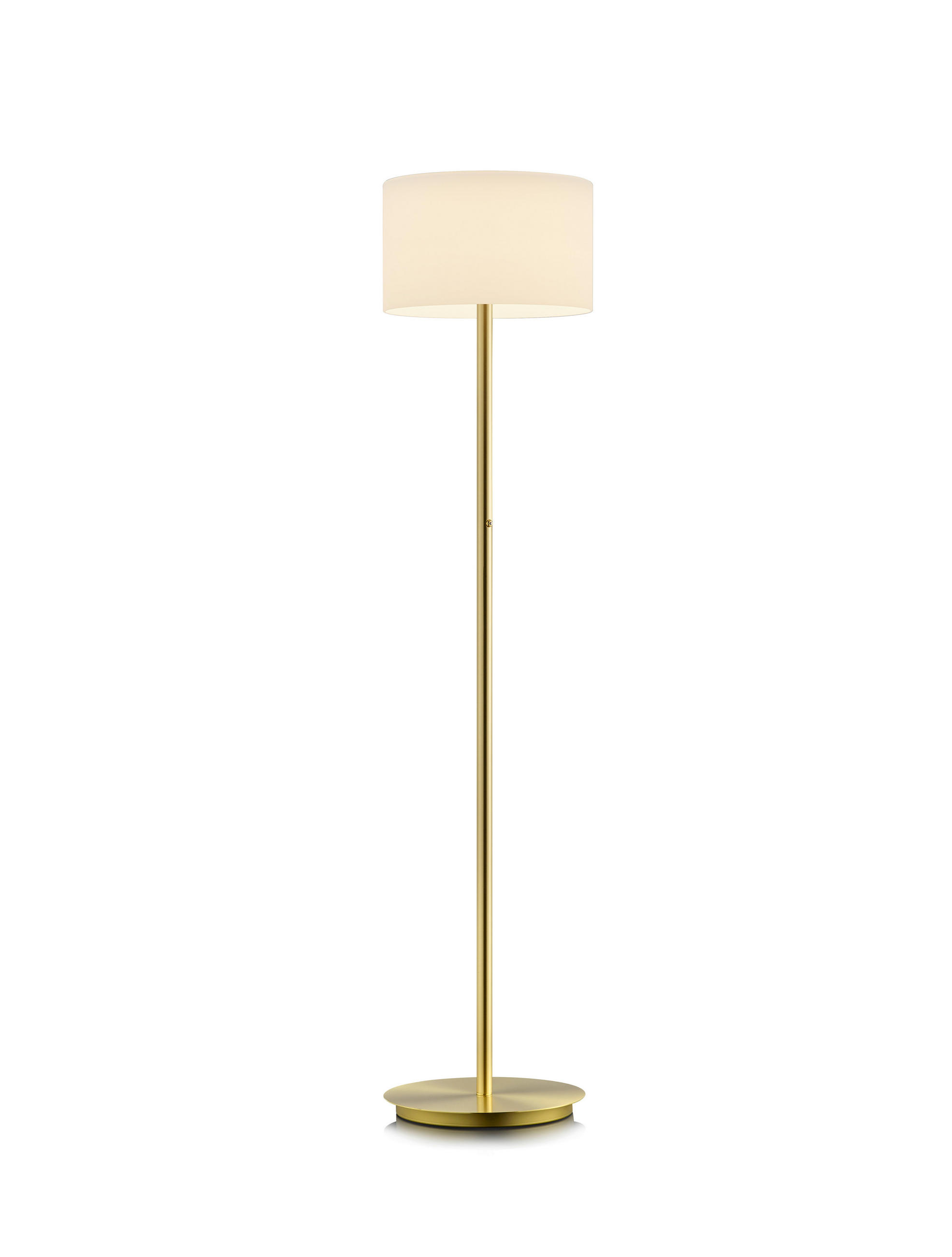 LED-STEHLEUCHTE 32/147 cm    - Weiß, Basics, Glas/Metall (32/147cm) - Bankamp