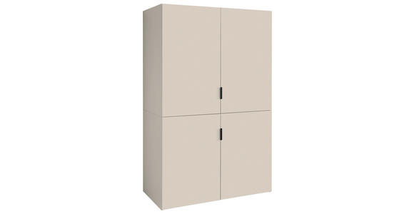 SCHRANKKÜCHE 124/200/70 cm  in Kaschmir  - Kaschmir/Eichefarben, KONVENTIONELL, Holzwerkstoff/Metall (124/200/70cm) - Xora