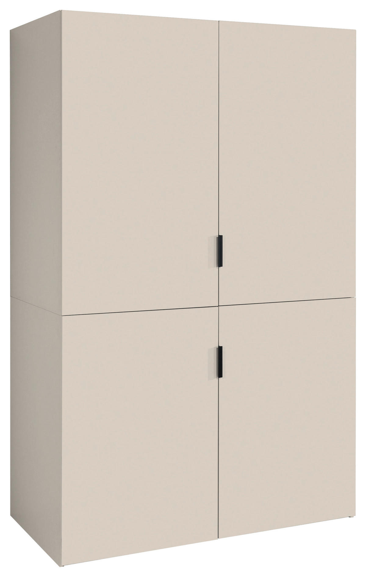 SCHRANKKÜCHE  124/200/70 cm  in Kaschmir  - Kaschmir/Eichefarben, KONVENTIONELL, Holzwerkstoff/Metall (124/200/70cm) - Carryhome