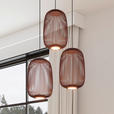 LED-HÄNGELEUCHTE Cage 40/50-150 cm  - Kupferfarben, Design, Kunststoff/Metall (40/50-150cm) - Dieter Knoll