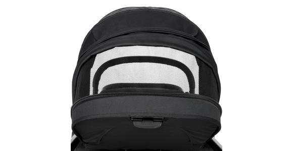 KINDERWAGENSET  - Schwarz, Basics, Textil/Metall - My Baby Lou