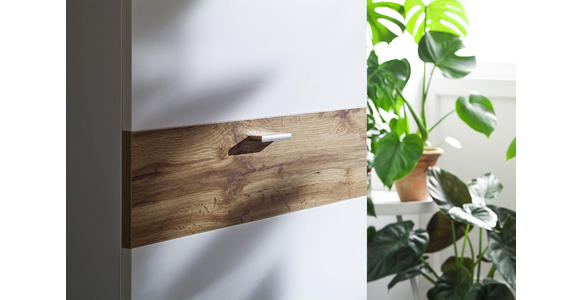 GARDEROBE 4-teilig in 205/205/40 cm - Eichefarben/Weiß, Design, Holzwerkstoff (205/205/40cm) - Carryhome