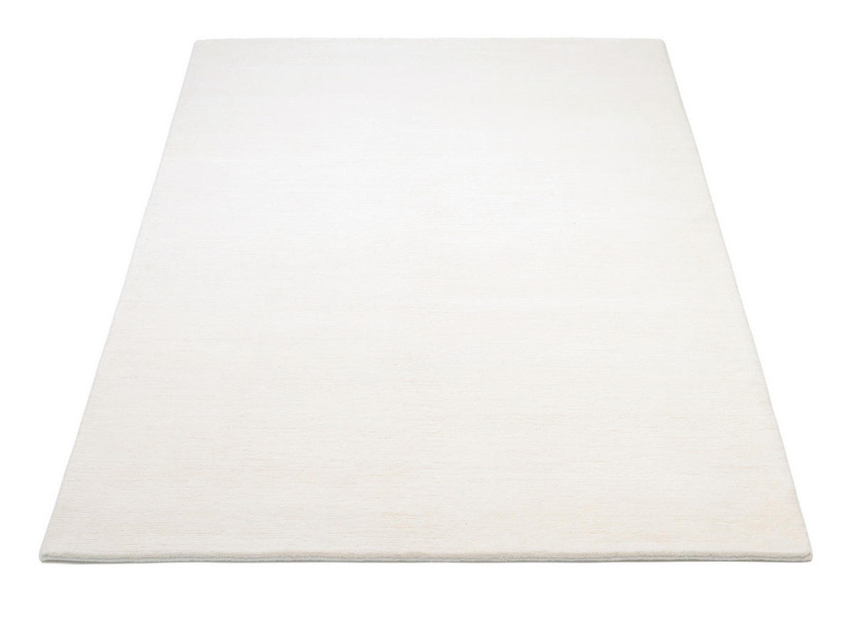 WOLLTEPPICH 200/250 cm Weiß rechteckig  - Weiß, Basics, Textil (200/250cm) - Cazaris