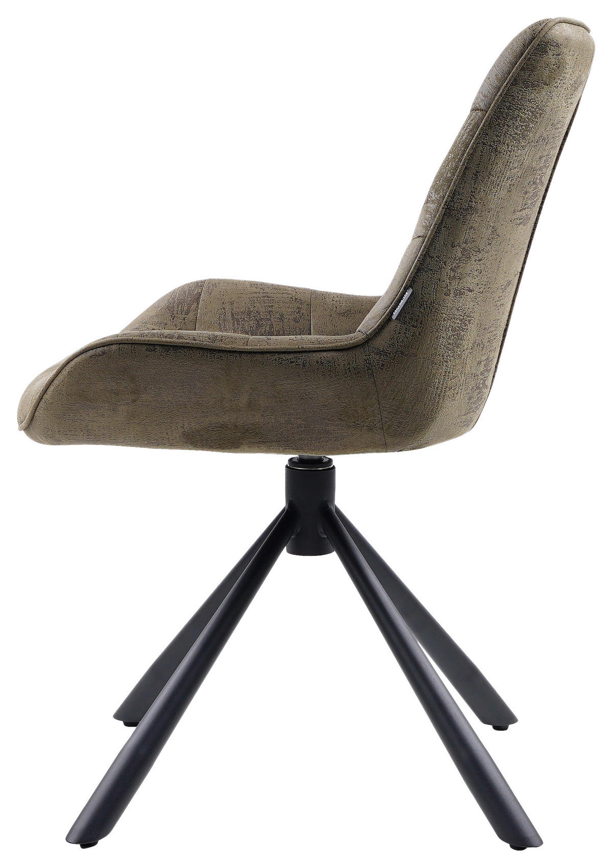 STUHL - Schwarz/Grün, Design, Textil/Metall (57/84/63cm) - Hom`in