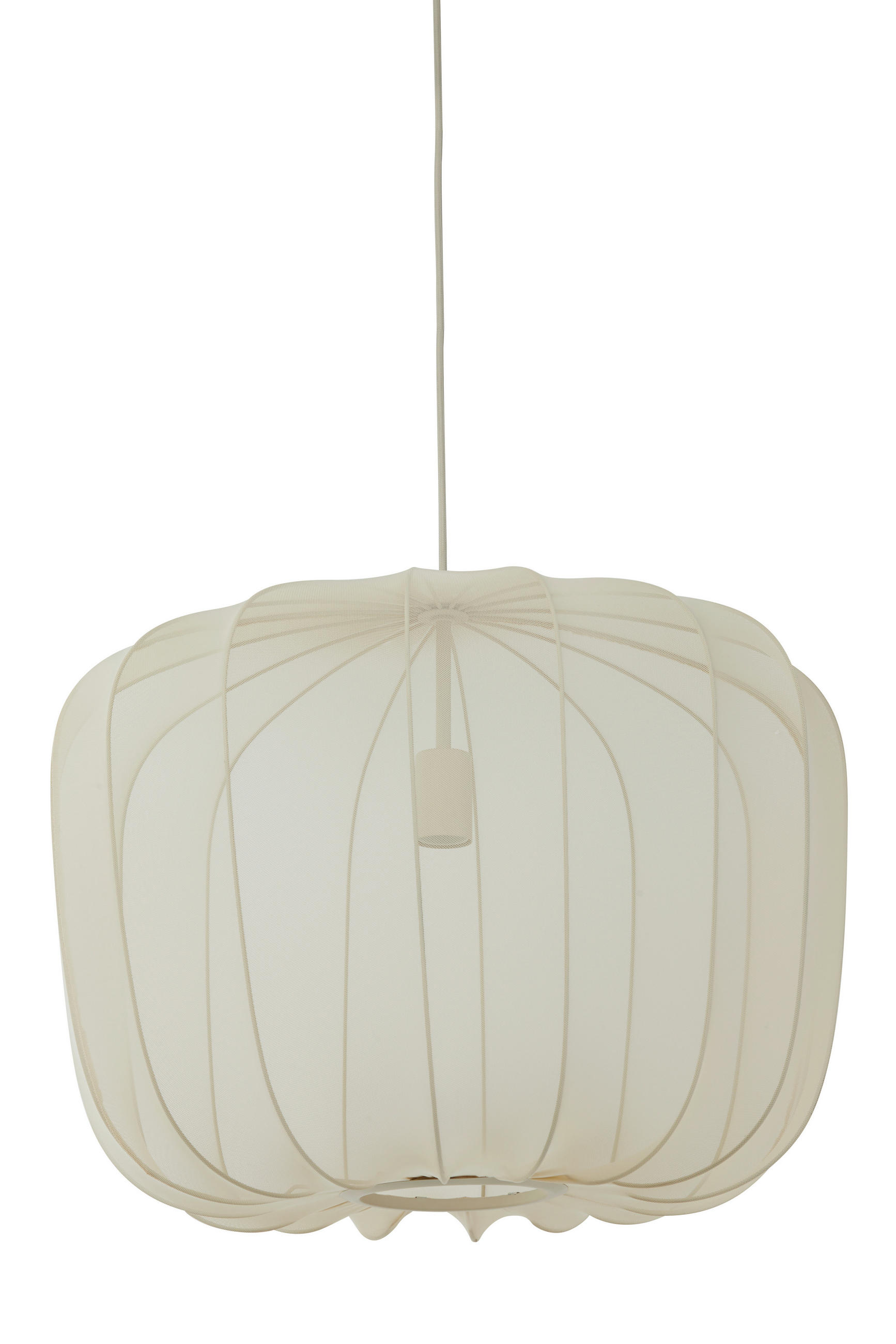 HÄNGELEUCHTE PLUMERIA 60/45 cm   - Braun, Design, Textil (60/45cm) - Light & Living