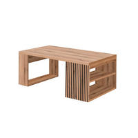 KONFERENČNÍ STOLEK, černá, barvy dubu, kompozitní dřevo,  - černá/barvy dubu, Design, kompozitní dřevo (108/43/60cm) - MID.YOU
