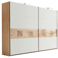  SCHWEBETÜRENSCHRANK 301,3/230,4/68 cm 2-türig  - Sandfarben/Eichefarben, Konventionell, Holz/Holzwerkstoff (301,3/230,4/68cm) - Dieter Knoll