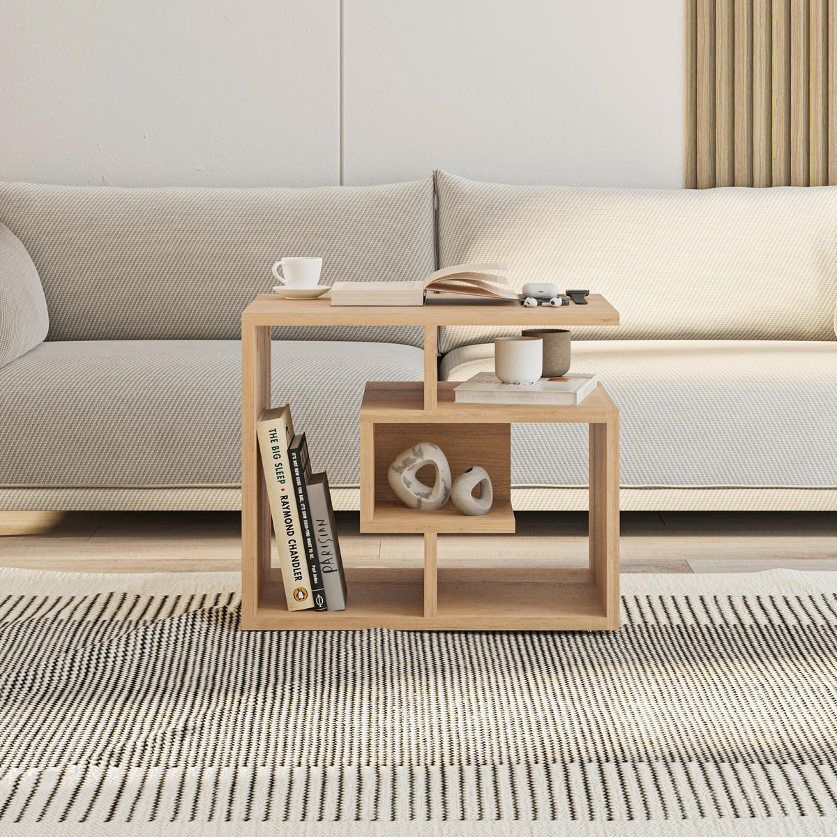 COUCHTISCH 54/40/45 cm Eichefarben  - Eichefarben, Design, Holzwerkstoff (54/40/45cm) - Livetastic