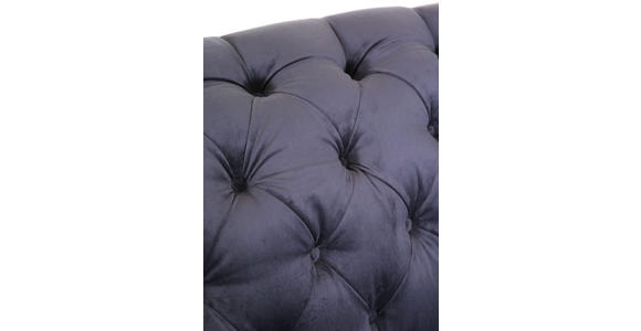 CHESTERFIELD-SOFA in Flachgewebe Rostfarben  - Rostfarben/Schwarz, LIFESTYLE, Textil/Metall (220/80/100cm) - Landscape