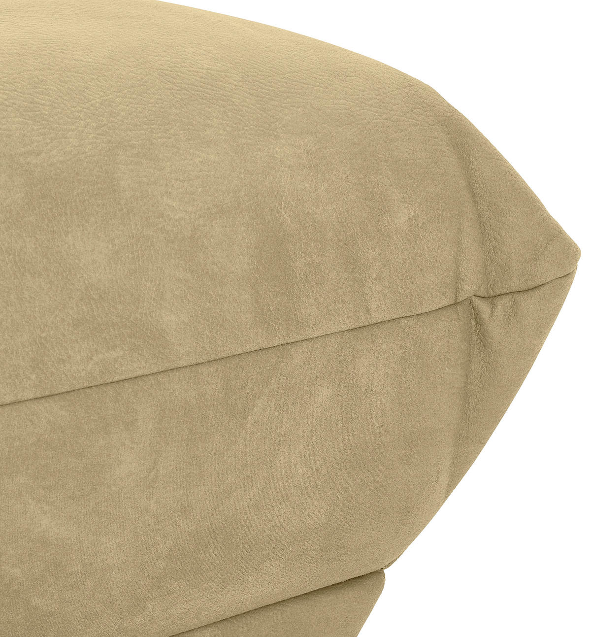 WOHNLANDSCHAFT in Lederlook Beige  - Beige, Trend, Textil (210/390/185cm) - Livetastic