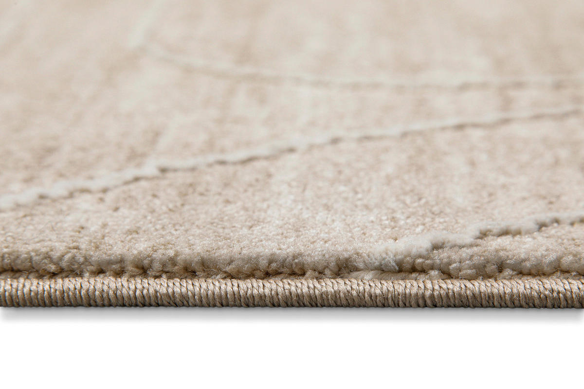 WEBTEPPICH  Wohnzimmer 80/150 cm Esprit Sandfarben rechteckig  - Sandfarben, Basics, Textil (80/150cm) - Esprit