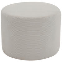 TABURETKA „PUFF“, 55/40/55 cm - béžová, Modern, textil (55/40/55cm) - P & B