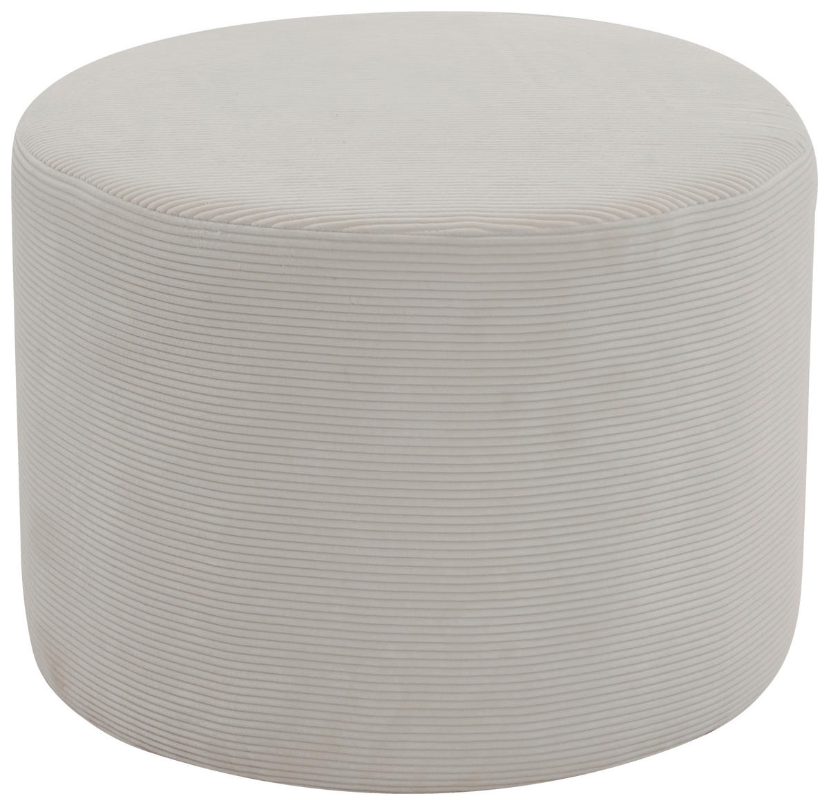 TABURETKA „PUFF“, 55/40/55 cm - béžová, Modern, textil (55/40/55cm) - P & B