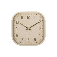 WANDUHR Elemental Weiß 30/30/4 cm  - Weiß, Basics, Kunststoff (30/30/4cm) - Karlsson