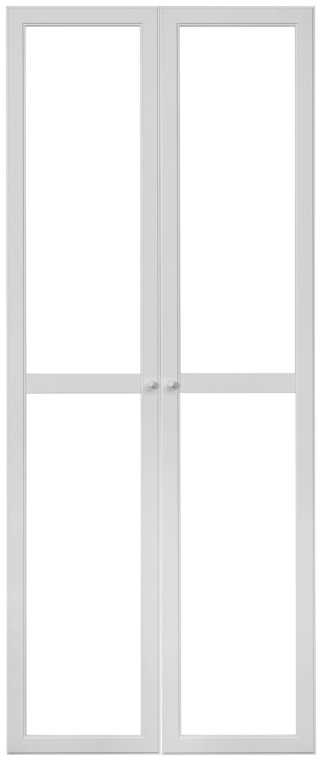 TÜRENSET 80/199,2/1,8 cm   - Weiss, Konventionell, Glas/Holzwerkstoff (80/199,2/1,8cm) - Carryhome
