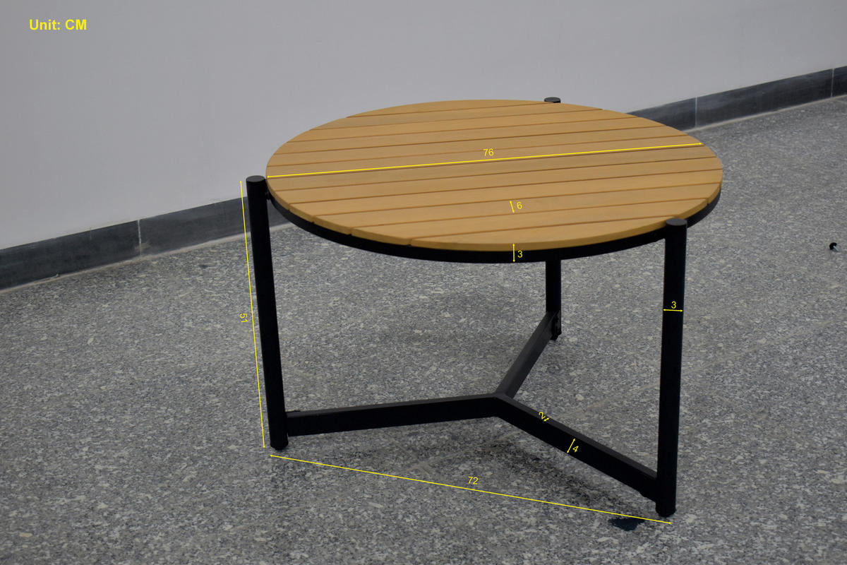 Set Lounge 3 piese   295/107/79 cm  - gri deschis/antracit, Design, lemn/metal (295/107/79cm) - Ambia Garden