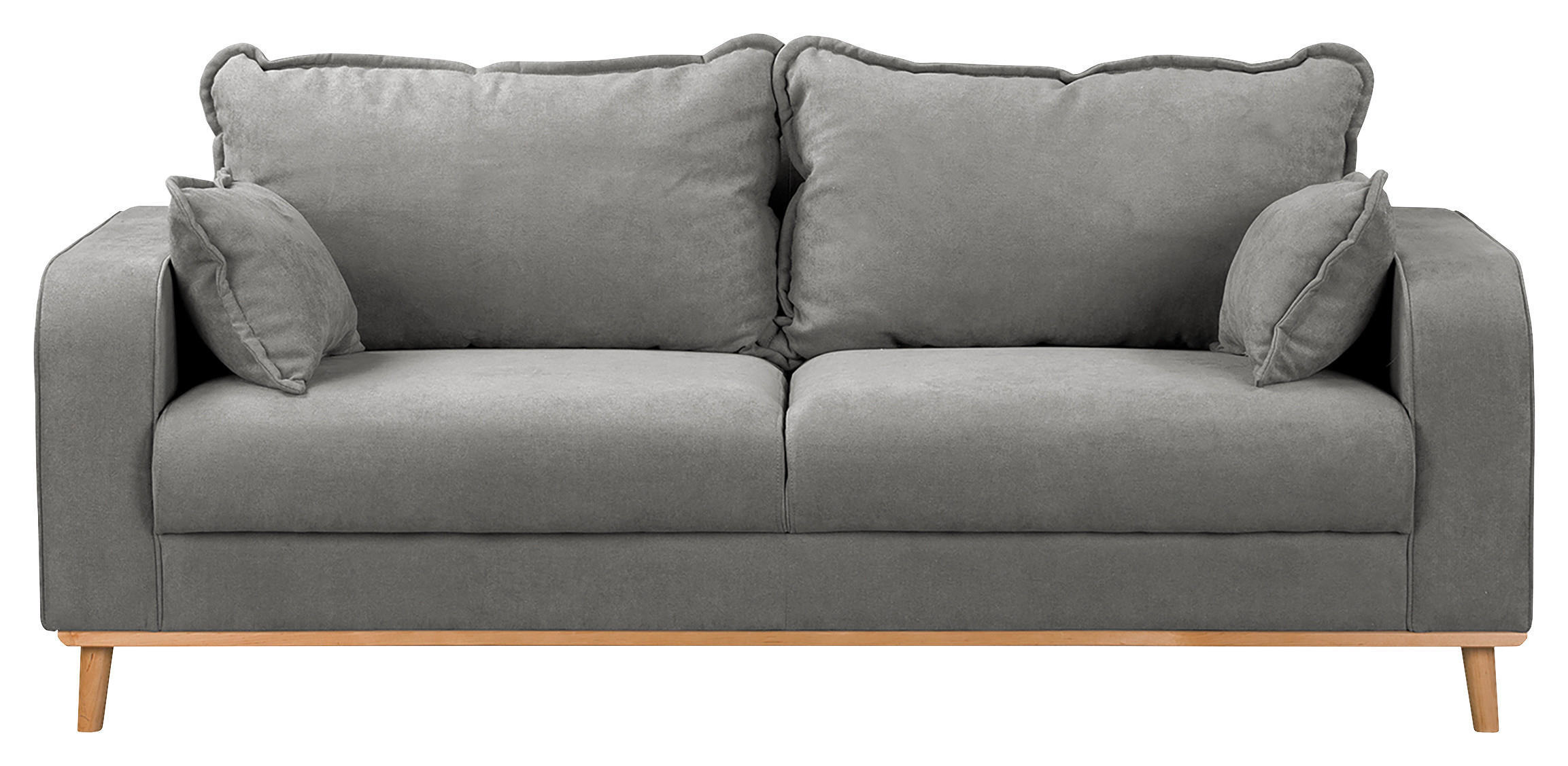 P & B 3-Sitzer-Sofa Beata Grau 193x86x87 cm