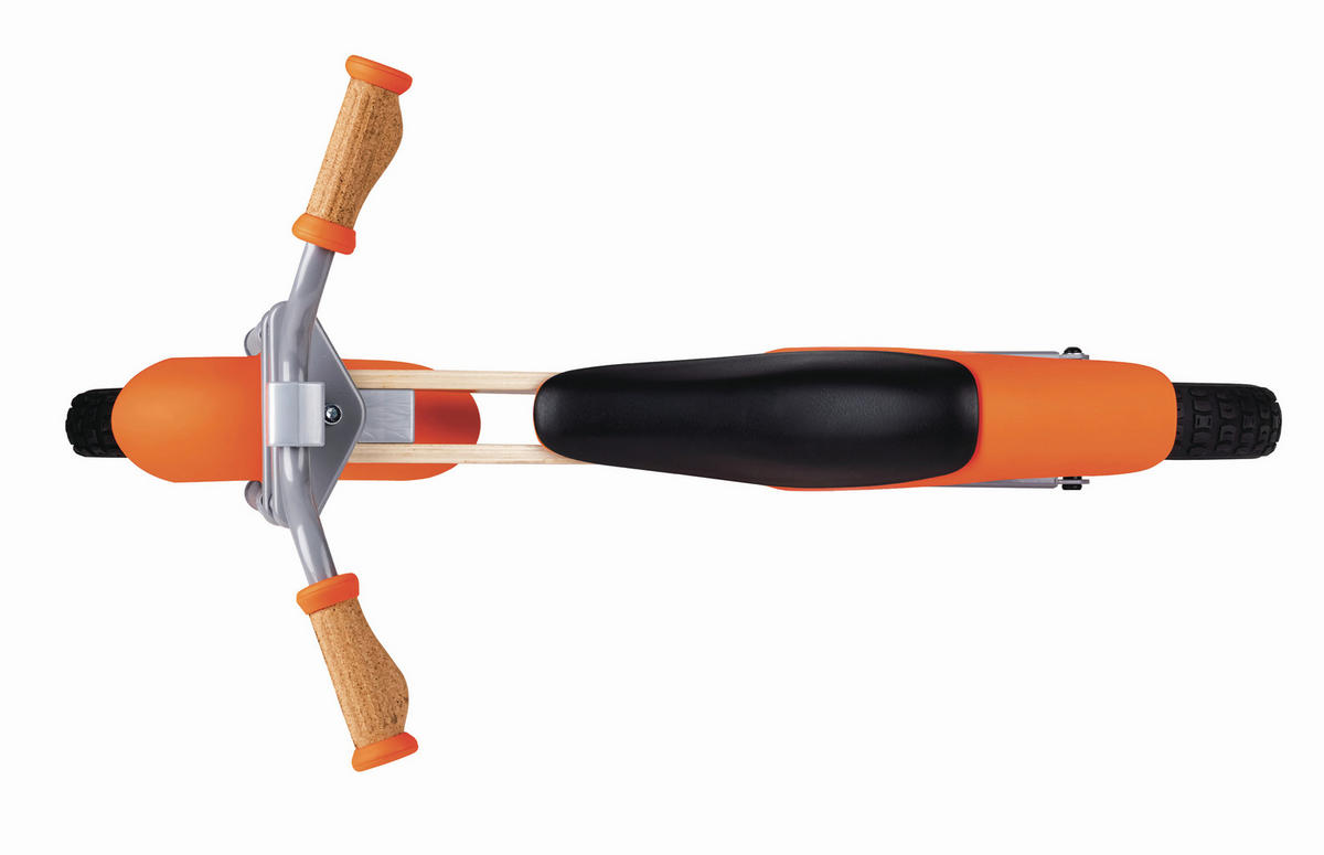 LAUFRAD  - Orange, Basics, Holz (90/55/43cm) - Hape