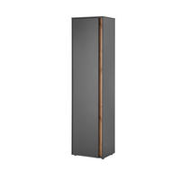 GARDEROBENSCHRANK  in 50/200/40 cm  - Anthrazit/Eiche Wotan, Design, Holzwerkstoff/Kunststoff (50/200/40cm) - Modante