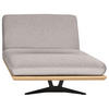 OTTOMANE in Webstoff Naturfarben  - Beige/Schwarz, Design, Holz/Textil (114/92/165-218cm) - Dieter Knoll