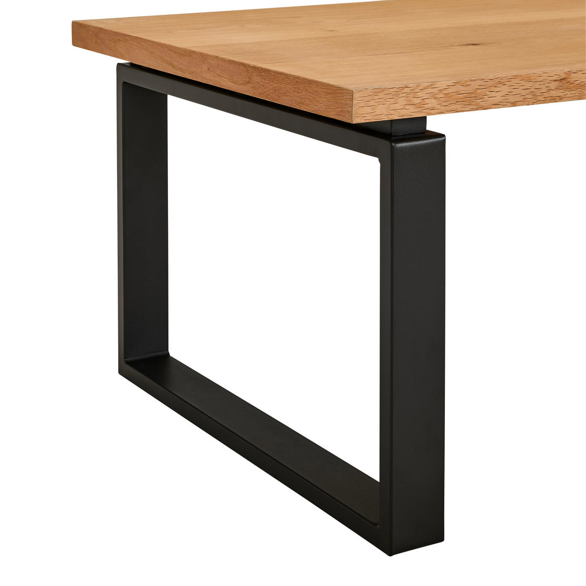 COUCHTISCH in Holz, Metall, Holzwerkstoff 115/60/42,5 cm  - Schwarz/Naturfarben, Design, Holz/Holzwerkstoff (115/60/42,5cm) - MID.YOU