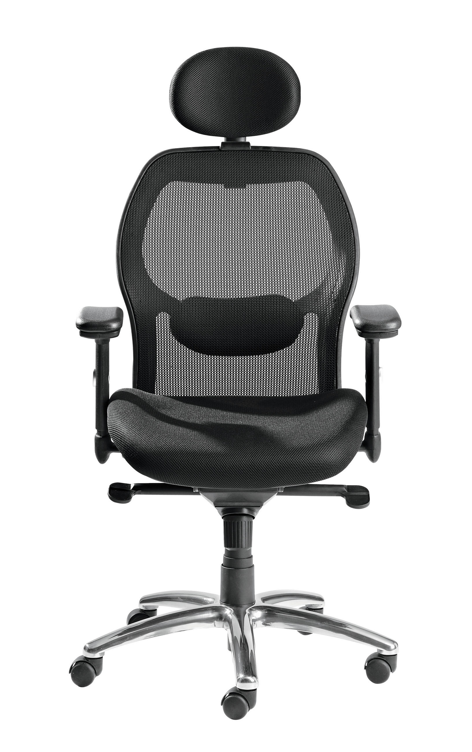 STOLICA OKRETNA  crna, boje kroma  metal, plastika, tekstil  - boje kroma/crna, Design, metal/tekstil (64,5/118-126/65,5cm) - Xora