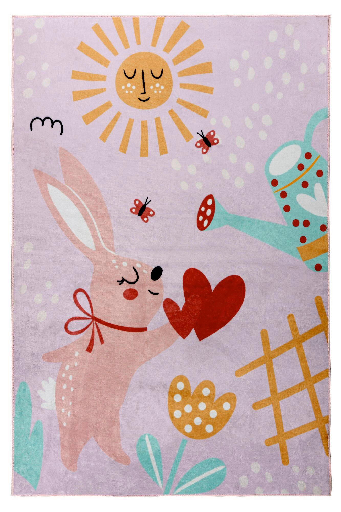 FLACHWEBETEPPICH 115/160 cm Rosa  - Rosa, Basics, Textil (115/160cm) - Kayoom