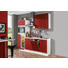 KÜCHENBLOCK - Rot/Weiß, Design, Holzwerkstoff (210cm) - Xora KÜCHENBLOCK - Rot/Weiß, Design, Holzwerkstoff (210cm) - Xora