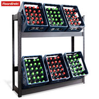 FLASCHENREGAL  - Schwarz Hochglanz, Basics, Metall (110/110/30cm) - Floordirekt