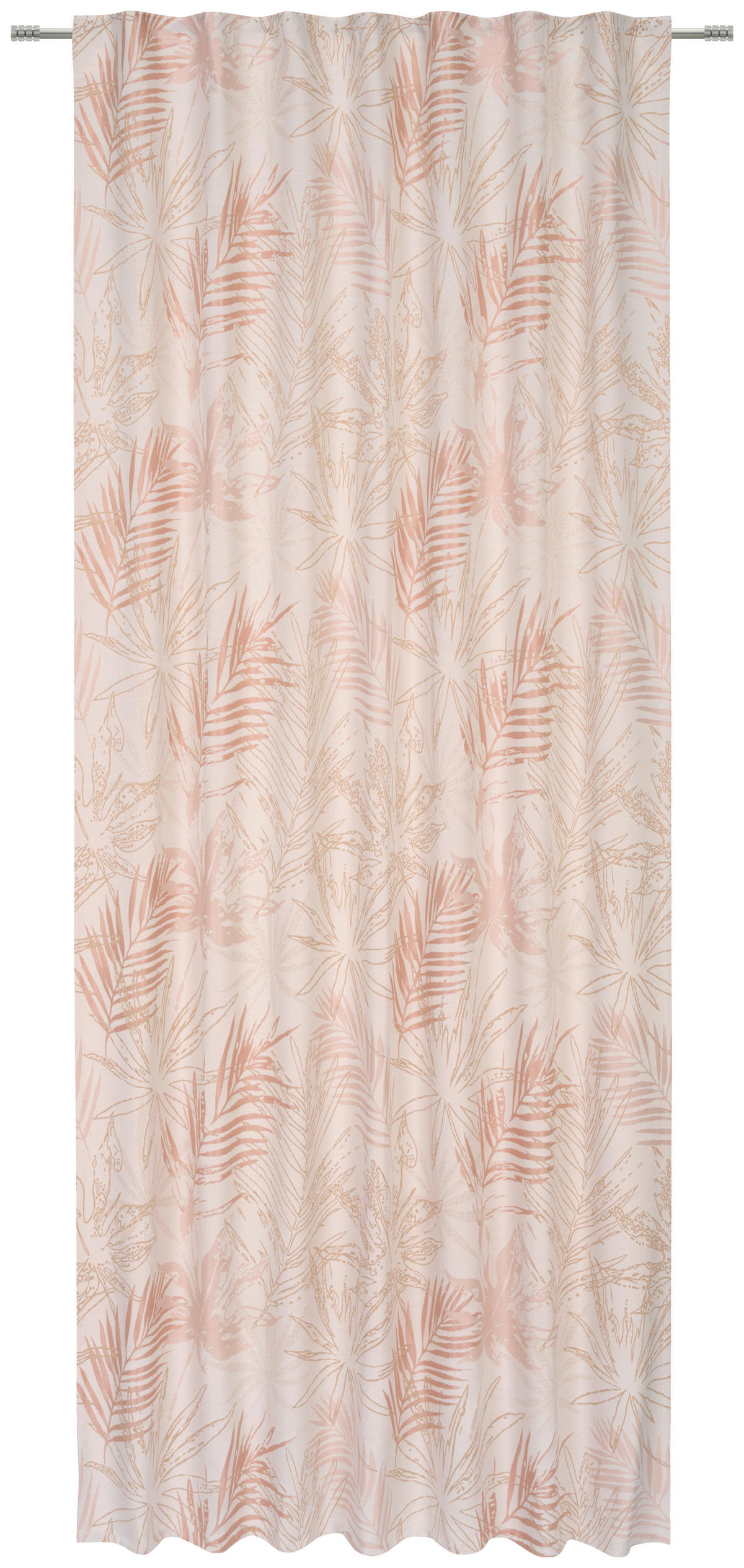 FERTIGVORHANG blickdicht  - Rosa, KONVENTIONELL, Textil (140/245cm) - Esposa