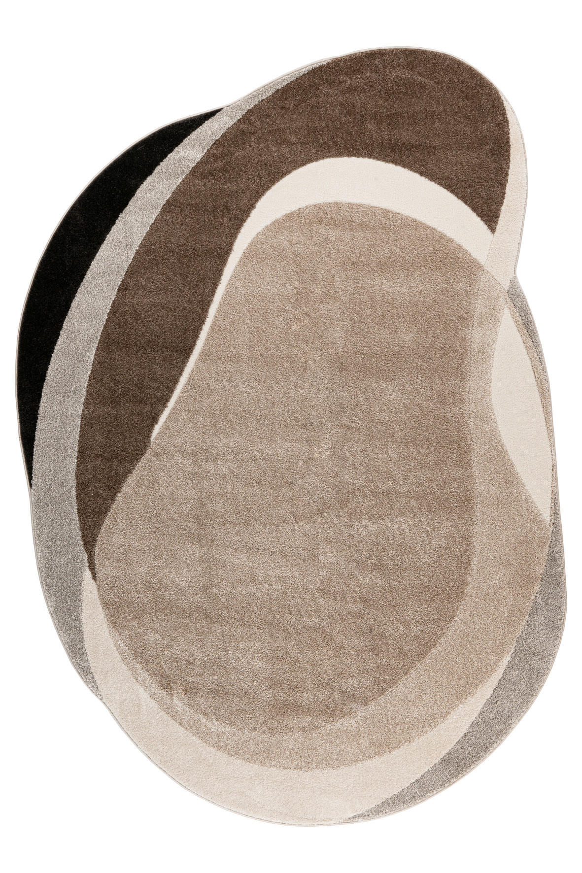 COVOR CU ȚESĂTURĂ PLATĂ My Frisco  - taupe, Basics, textil (160/230cm)