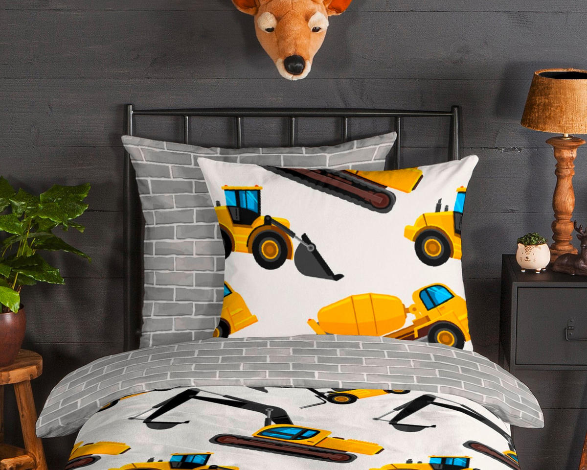 JUGENDBETTWÄSCHE Dig Biber 135/200 cm  - Multicolor, Design, Textil (135/200cm)