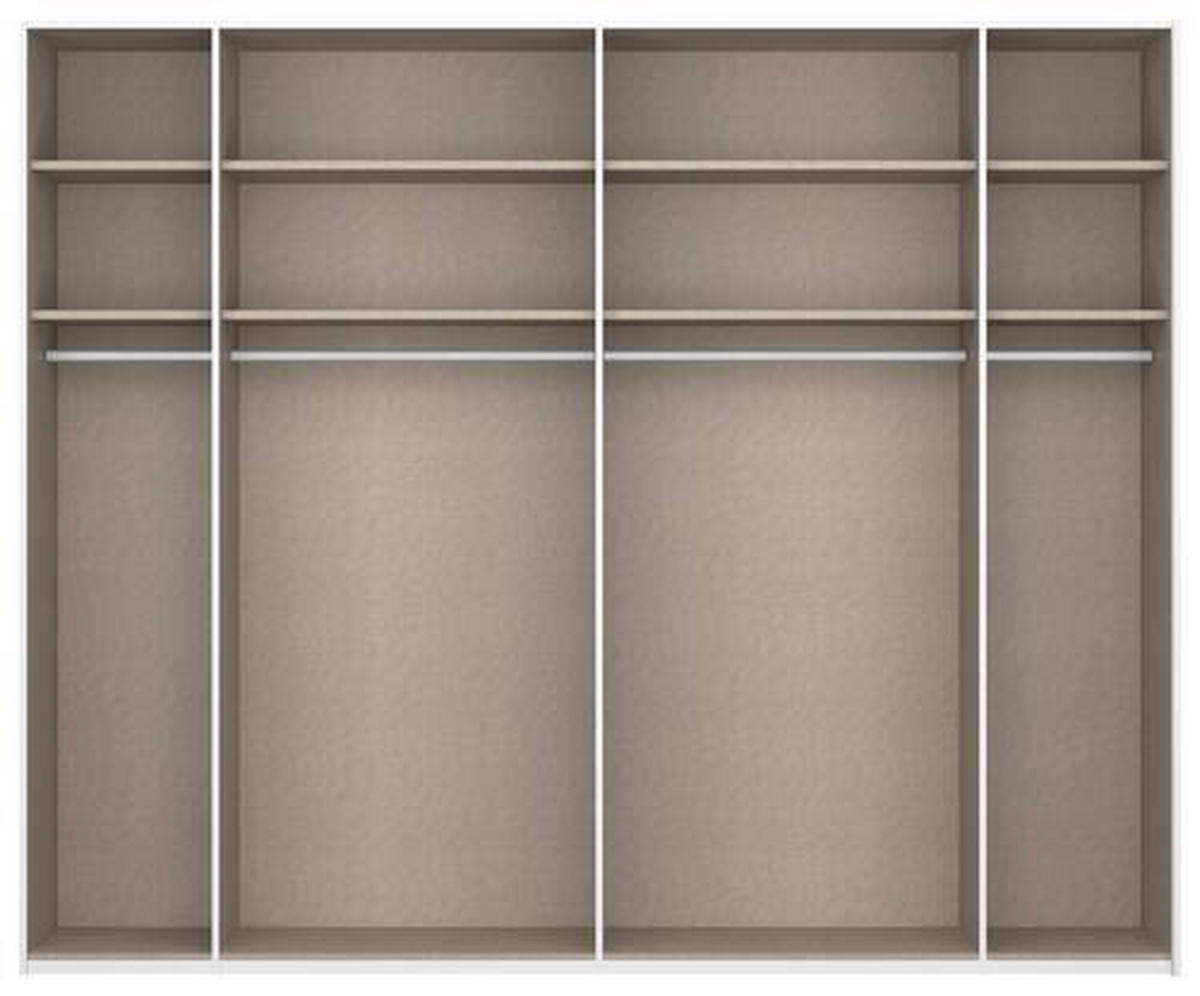 SCHWEBETÜRENSCHRANK in Eiche Artisan  - Eiche Artisan, Design, Glas/Holzwerkstoff (271/223/68cm) - Xora