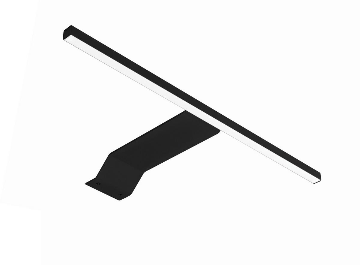 AUFBAULEUCHTE VENETO 63,5/3,2/16,1 cm   - Schwarz, Basics, Metall (63,5/3,2/16,1cm) - home24