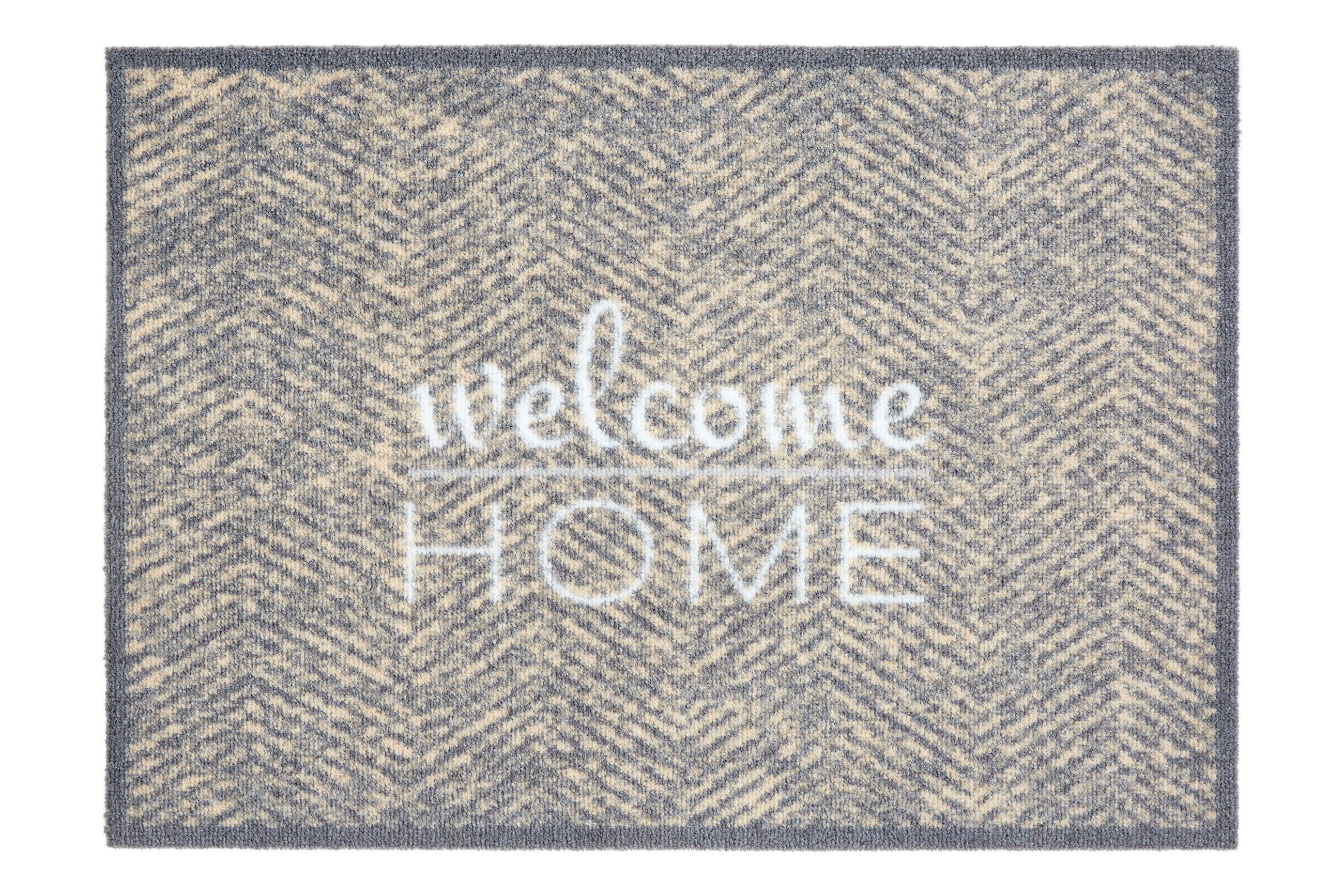 FUßMATTE  50/70 cm  Grau, Beige  - Beige/Grau, Design, Textil (50/70cm) - Esposa